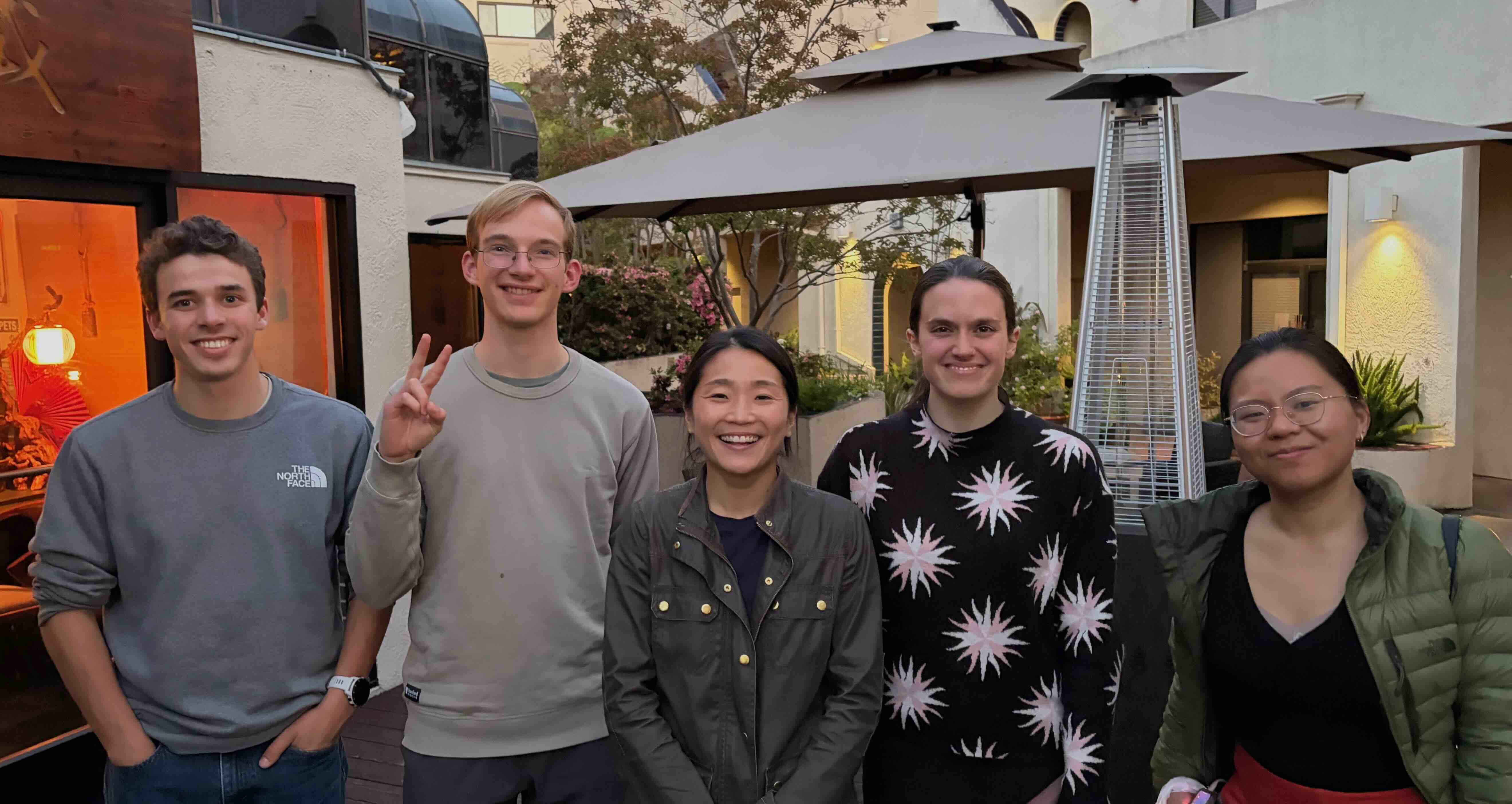 Inaugural lab dinner